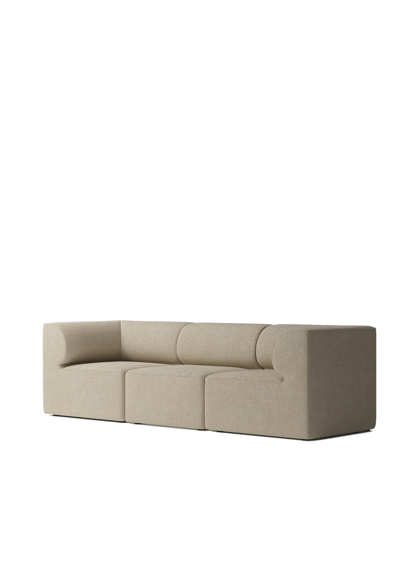 Eave Modular Sofa, 86, 3 Seater, Configuration 2, Beige