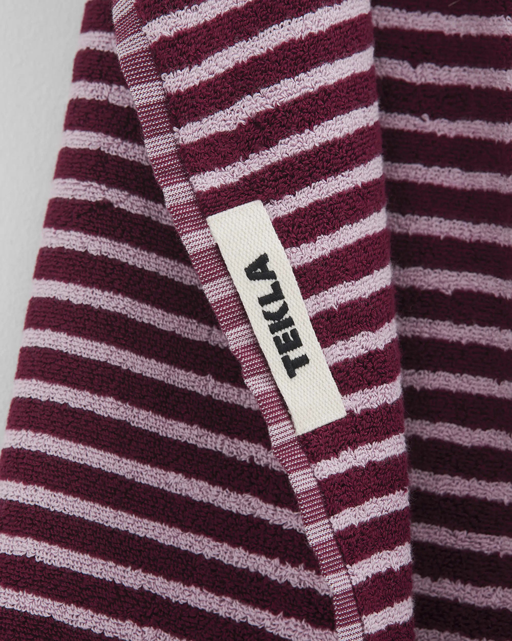 Terry Towel – Red and Rose