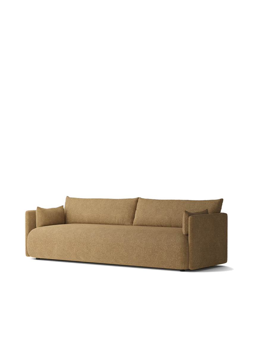 Offset Sofa, 3 Seater, Earth