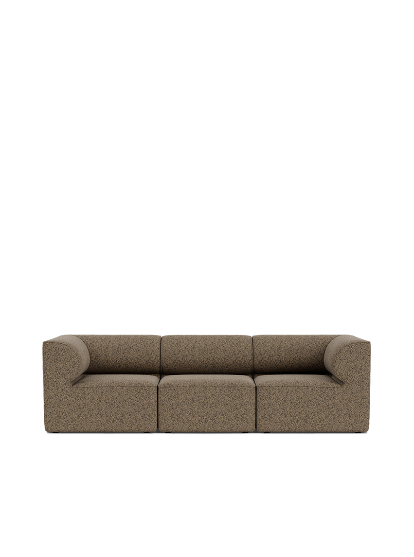 Eave Modular Sofa, 86, 3 Seater, Configuration 2, Earth