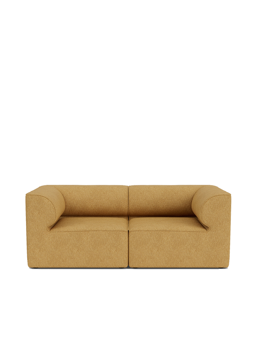 Eave Modular Sofa, 96, 2 Seater, Configuration 1, Earth