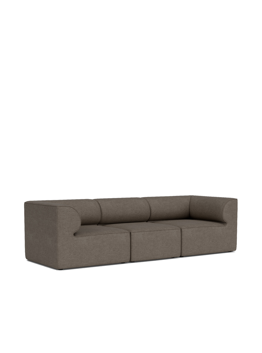 Eave Modular Sofa, 96, 3 Seater, Configuration 2, Grey