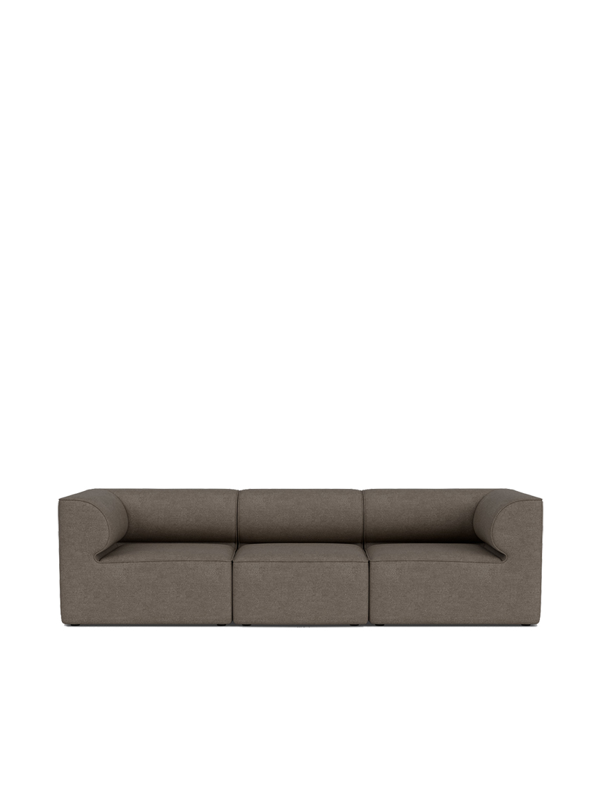Eave Modular Sofa, 96, 3 Seater, Configuration 2, Grey
