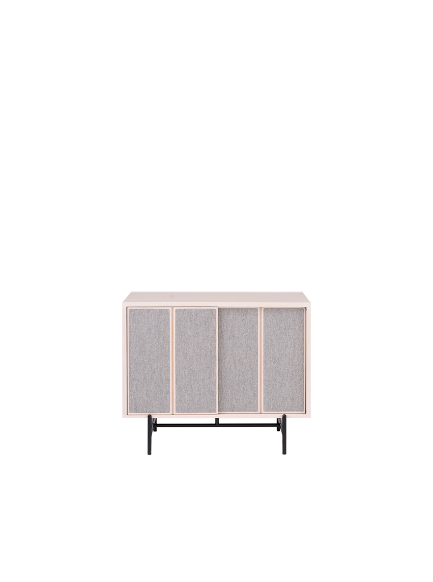 Canvas Small Cabinet, Ash