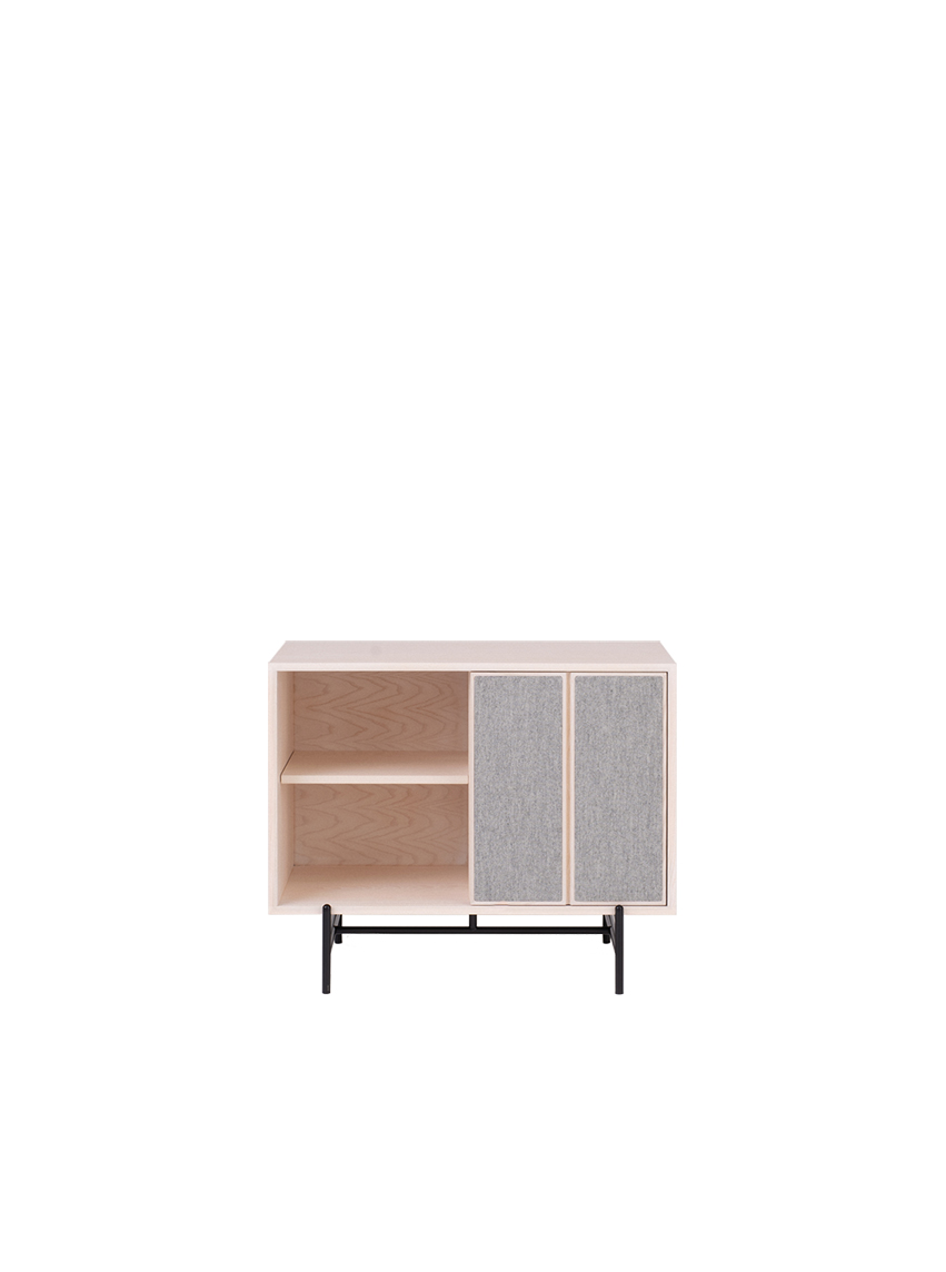 Canvas Small Cabinet, Ash