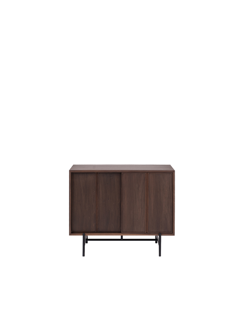 Canvas Small Cabinet, Walnut Stained Ash