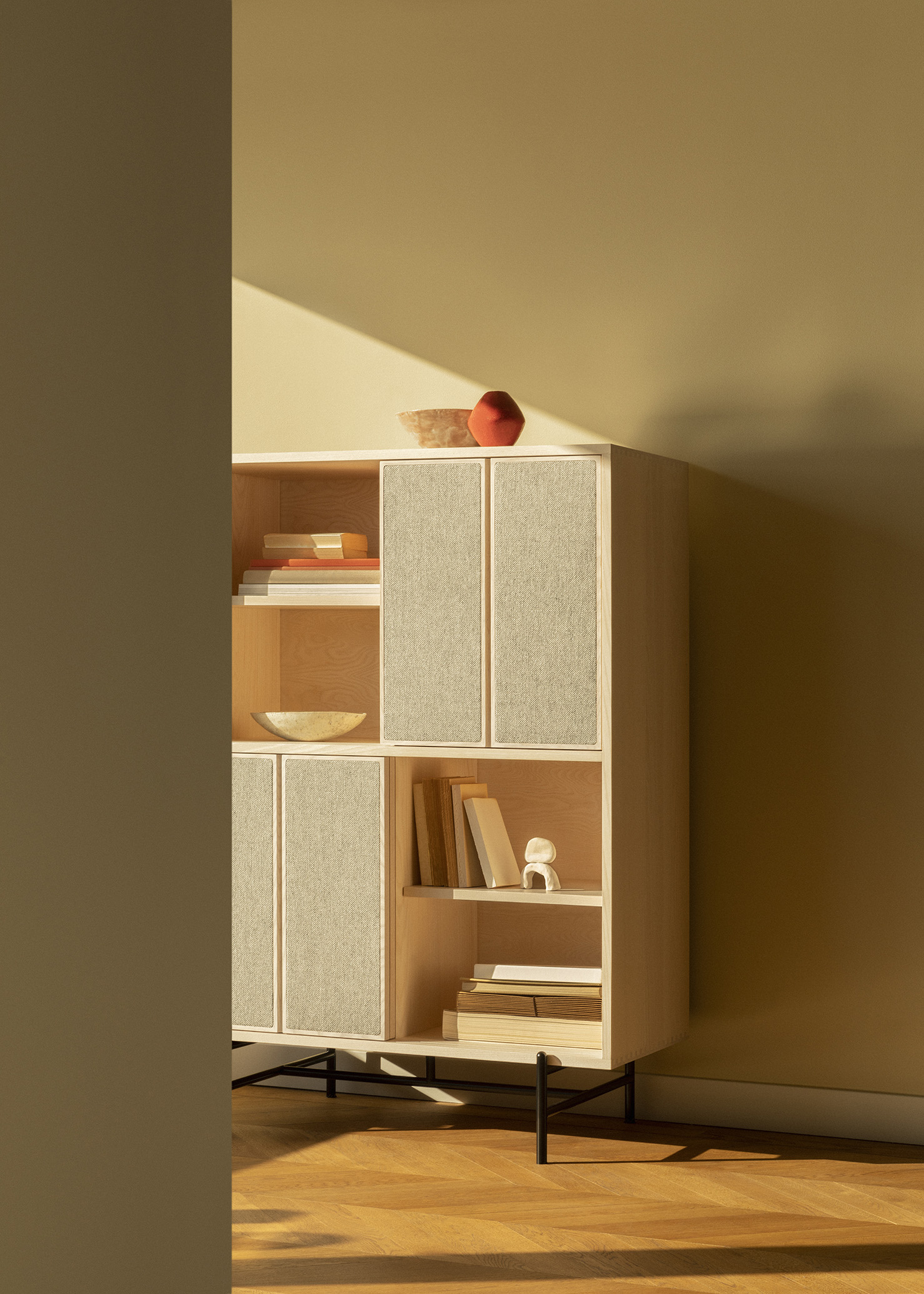 Canvas Tall Cabinet, Ash