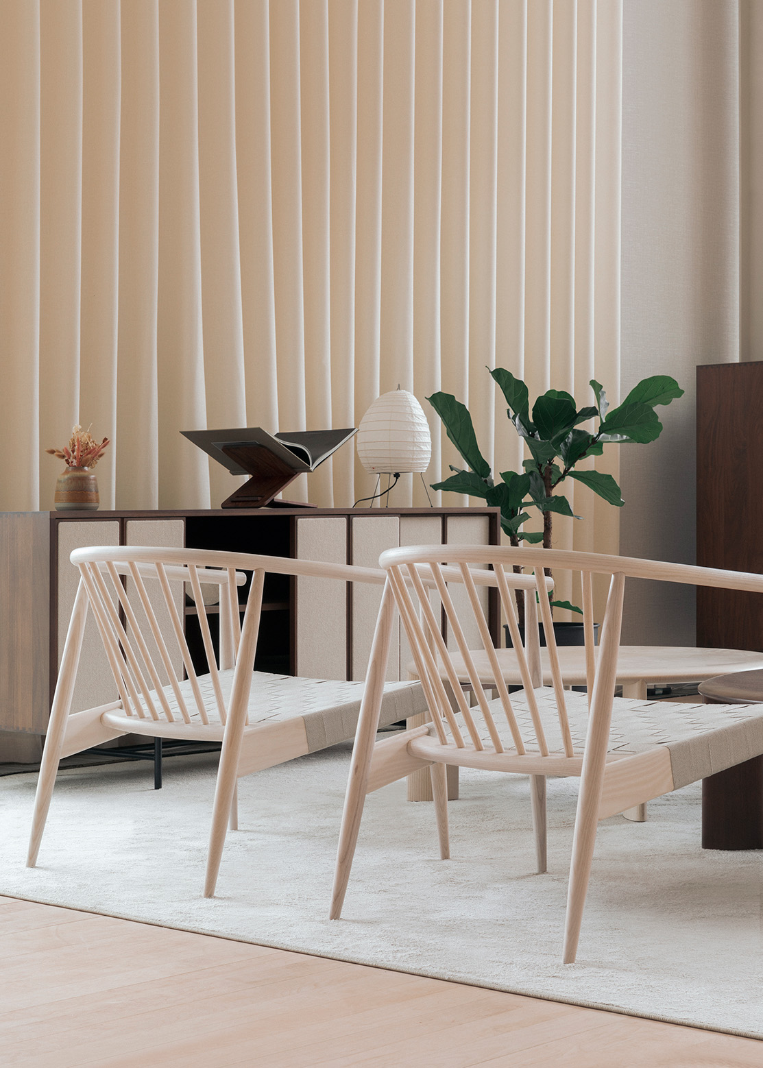 Reprise Chair with Webbed Seat, Ash