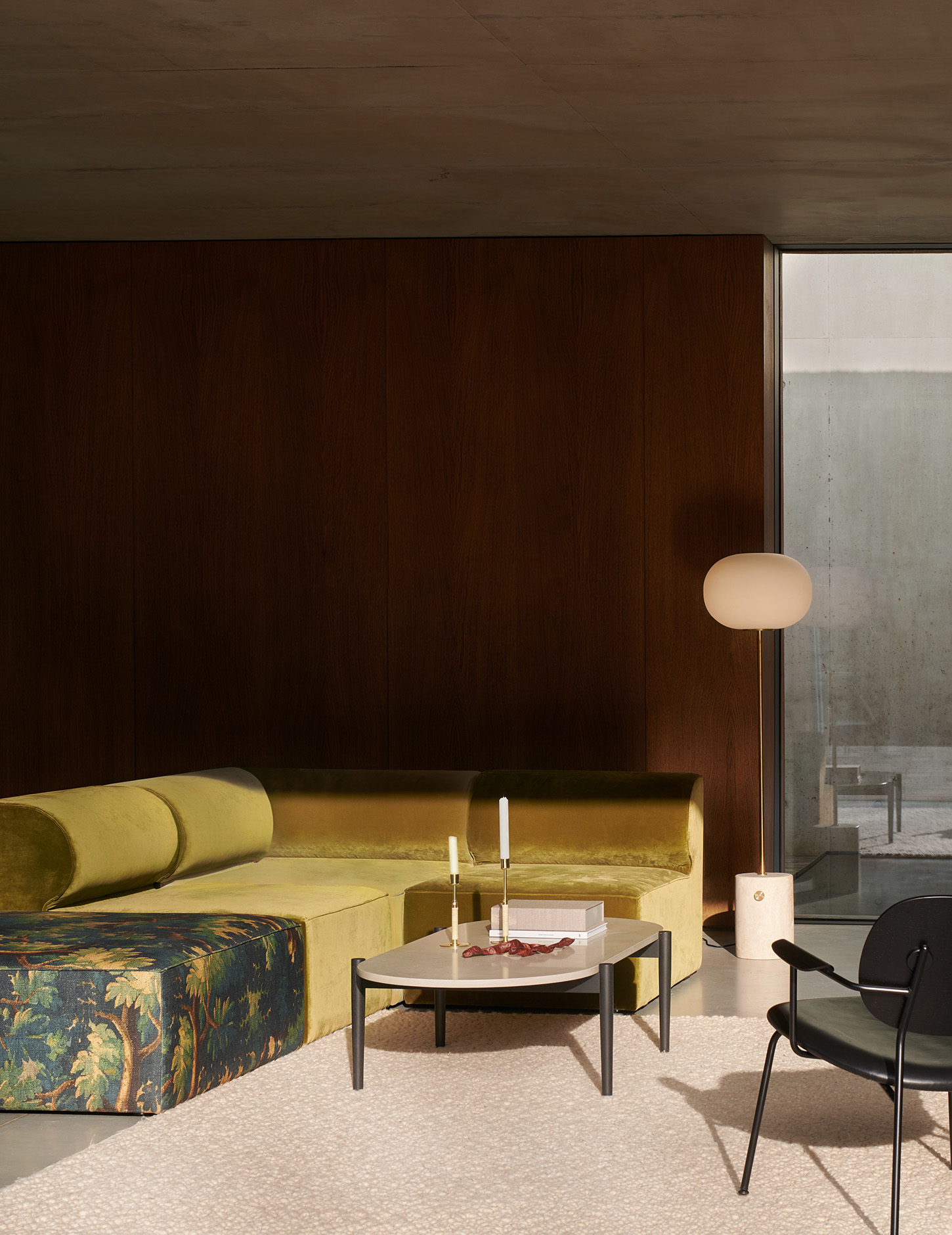 Eave Modular Sofa, 96, 3 Seater, Configuration 11 – 12, Earth