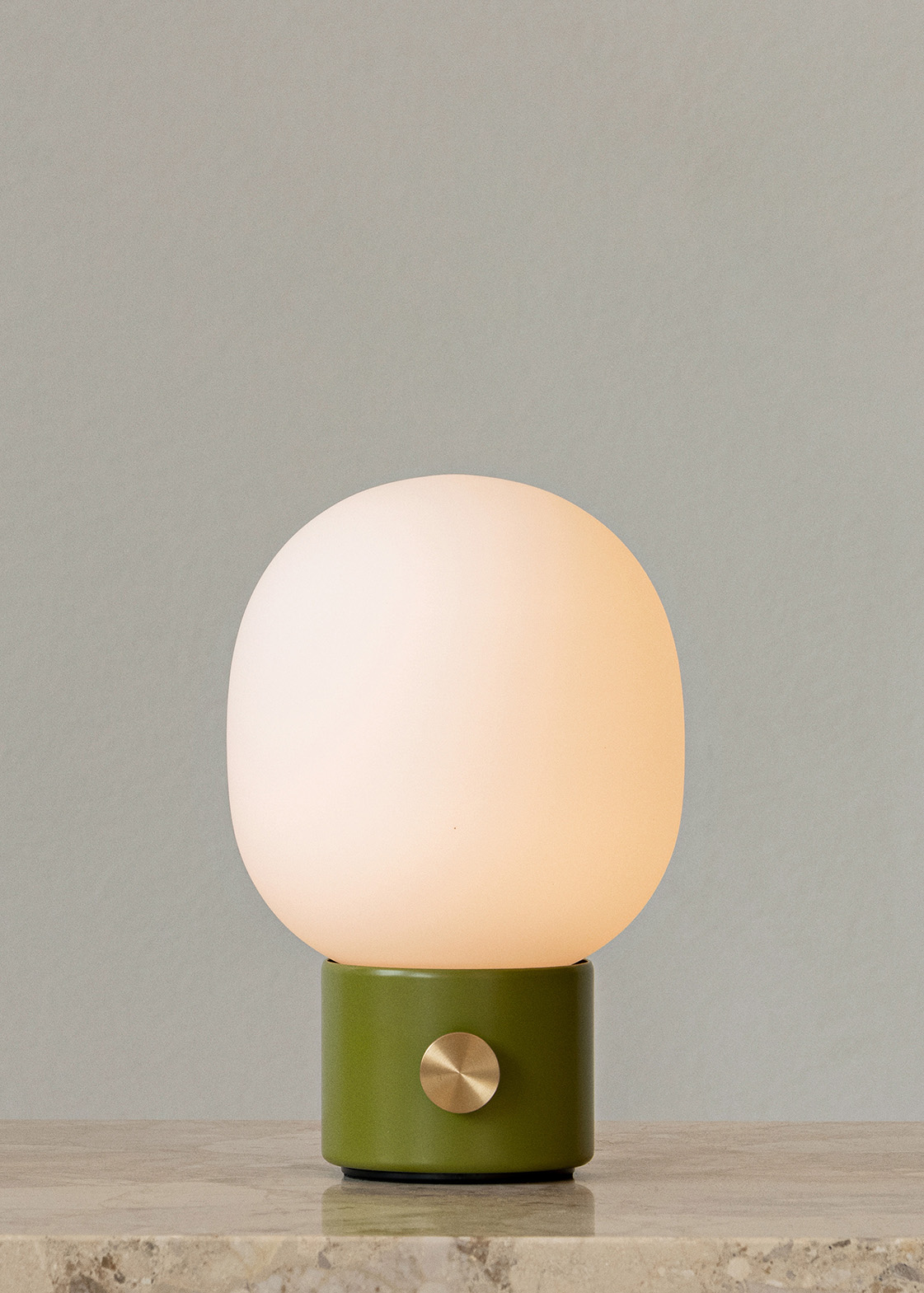 JWDA Table Lamp, Portable, Dusty Green