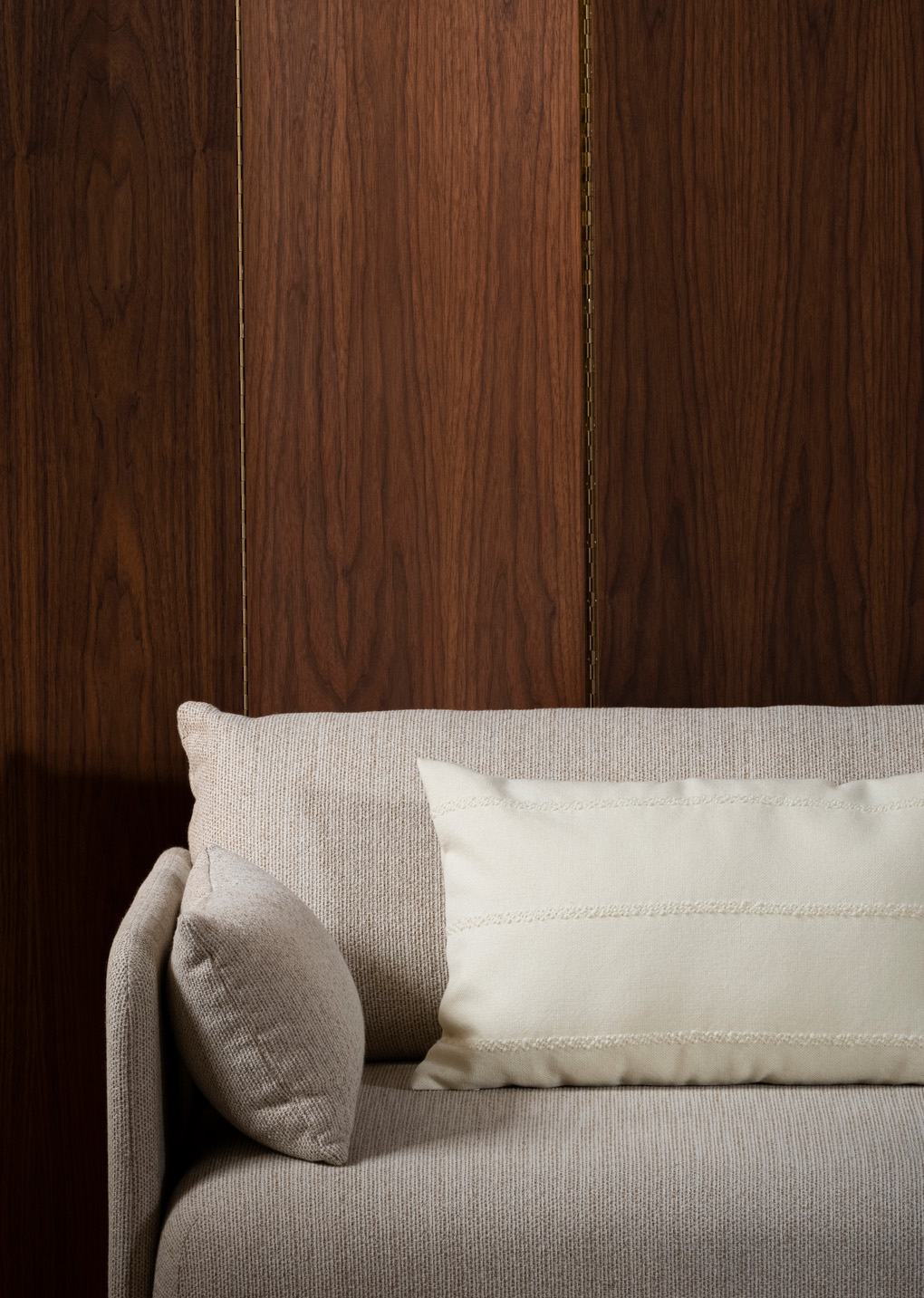 Offset Sofa, 3 Seater, Beige