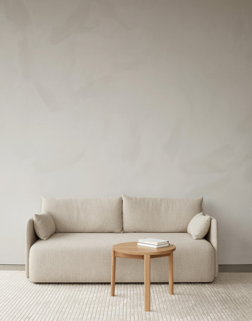 Offset Sofa, 2 Seater, Beige