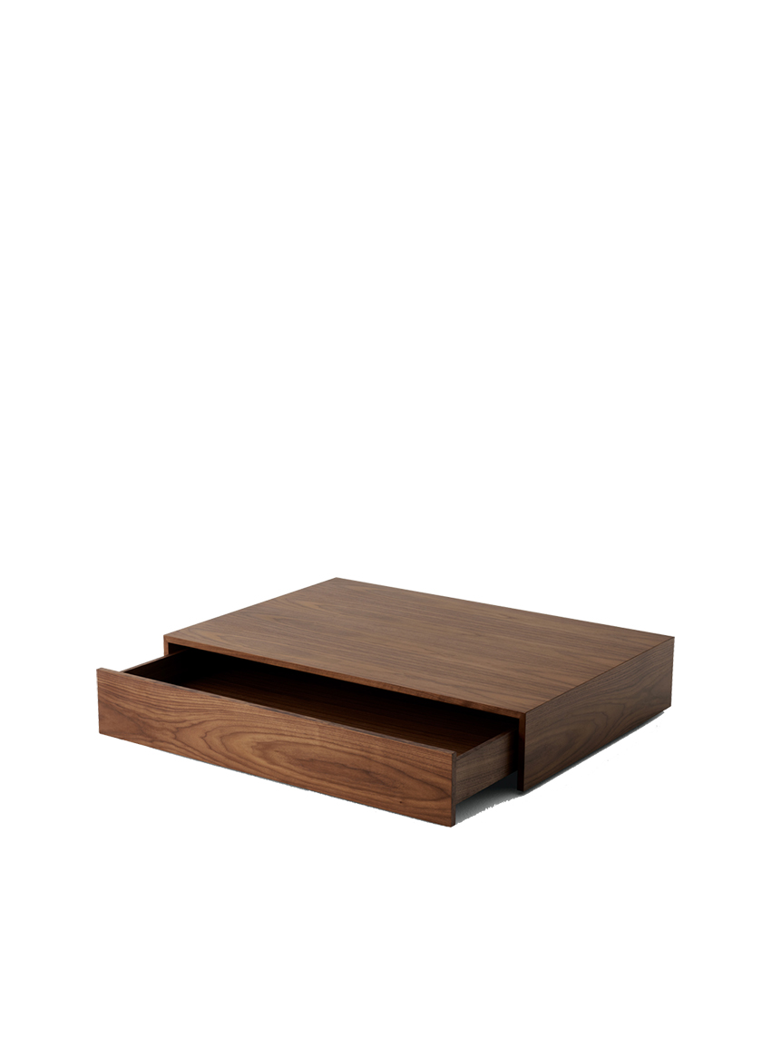 Mass Wide Coffee Table, Walnut