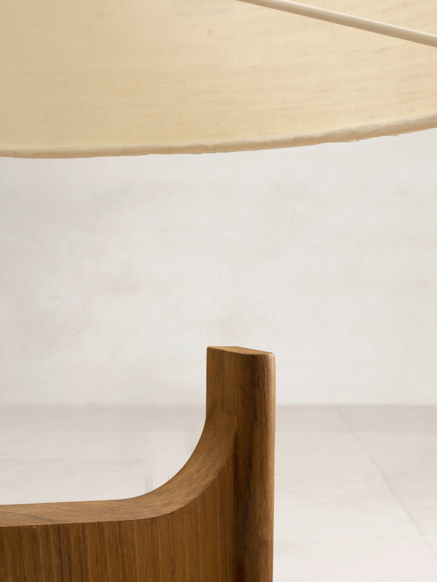 X+L 03 Table Lamp, Natural Teak