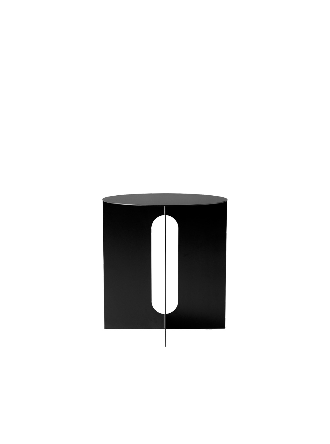 Androgyne Side Table, Steel Base