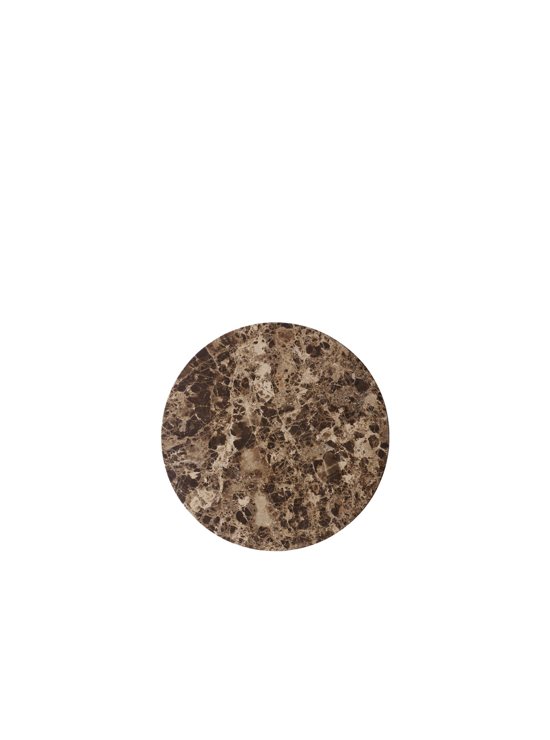 Androgyne Table Top for Side Table, Emperador Dark Marble
