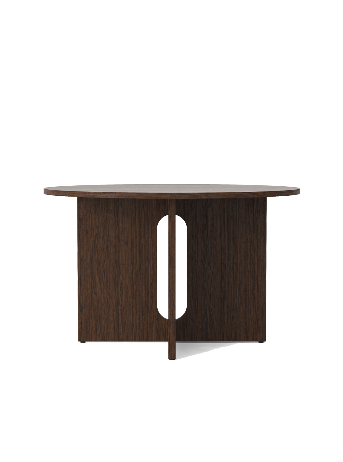 Androgyne Dining Table, Dia 120, Oak Base and Top