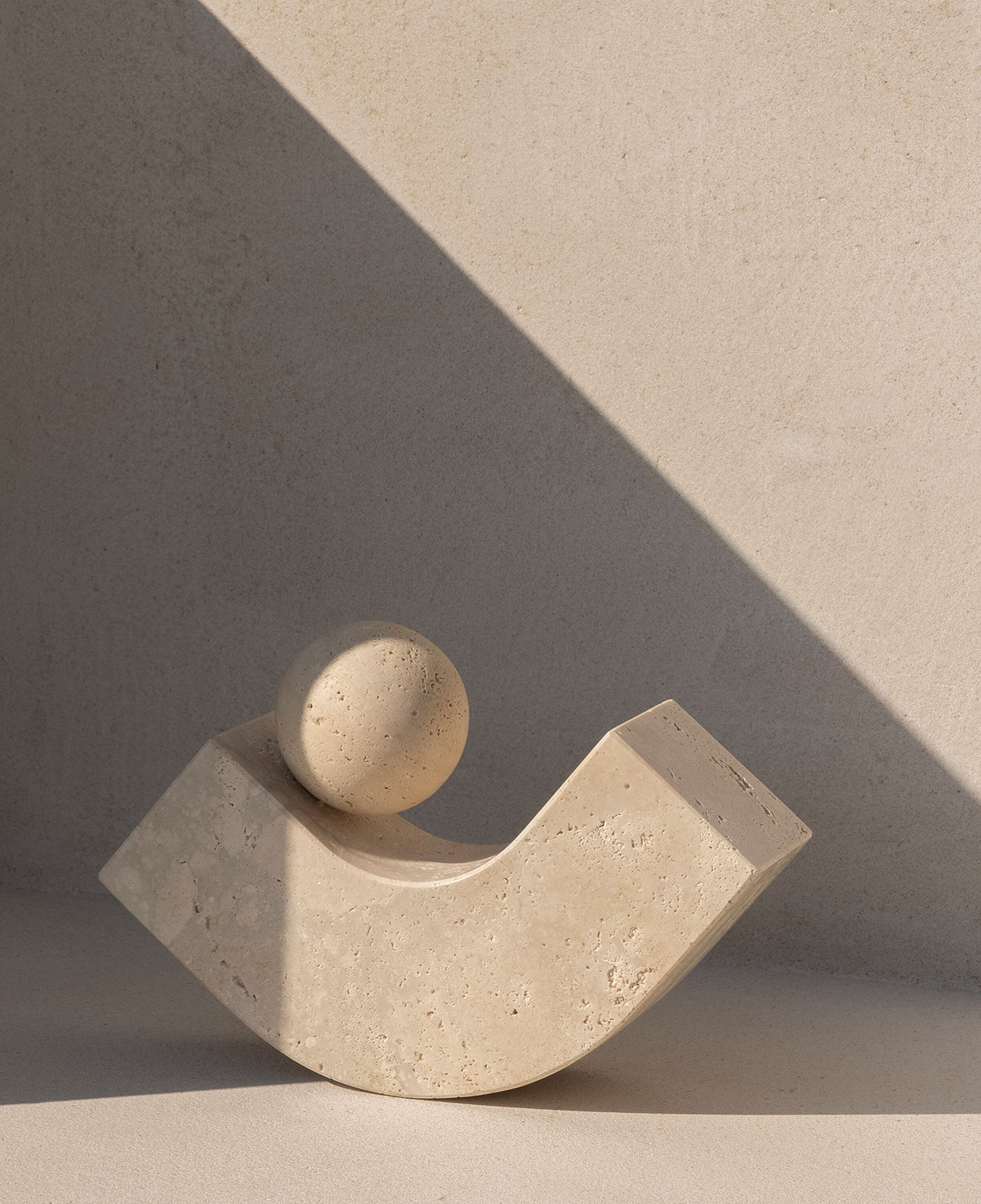 Equi Bookend, Travertine
