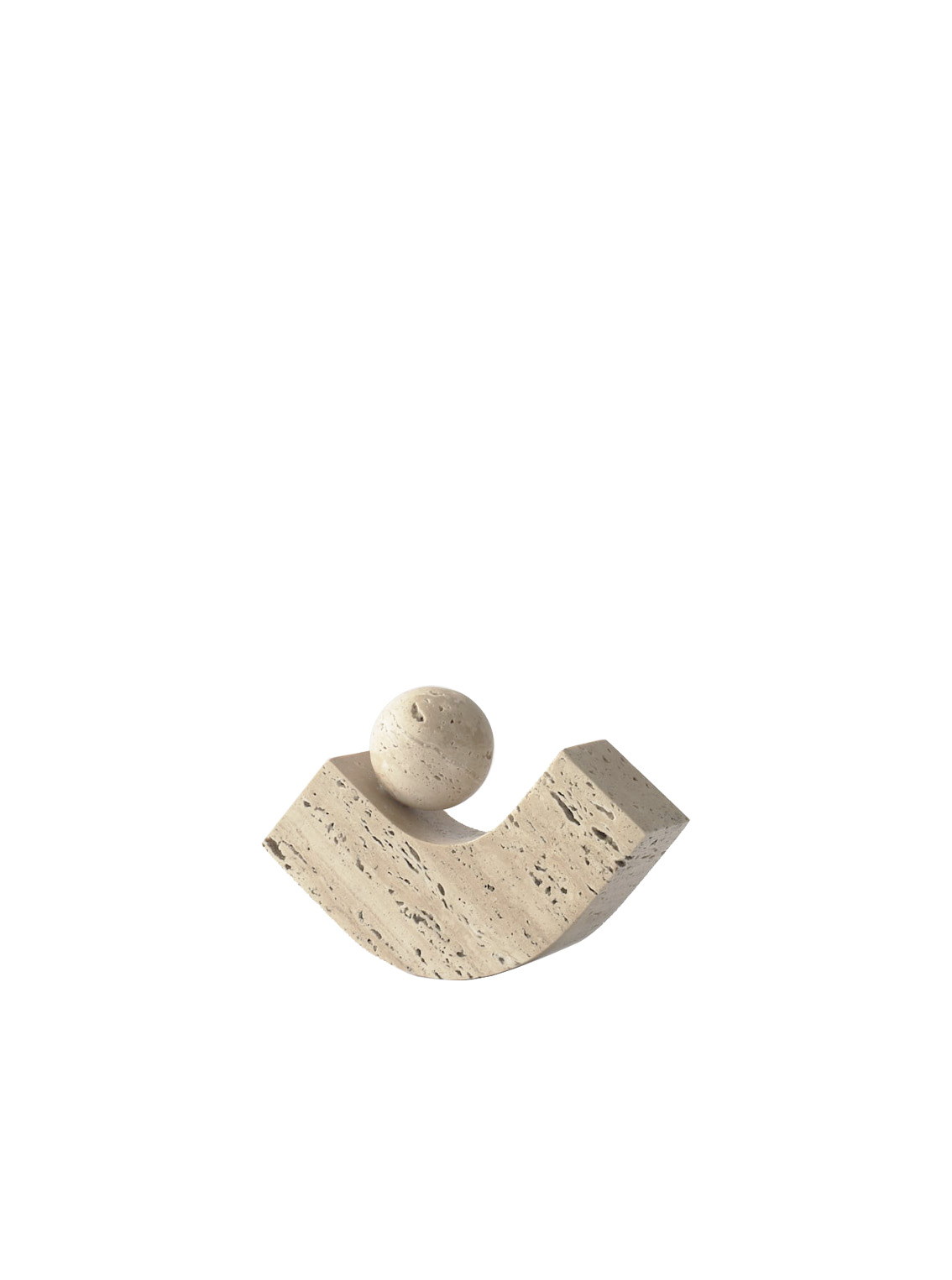 Equi Bookend, Travertine