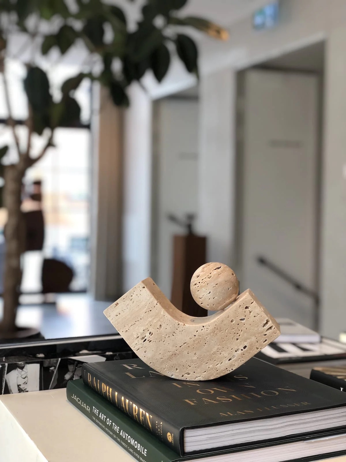 Equi Bookend, Travertine