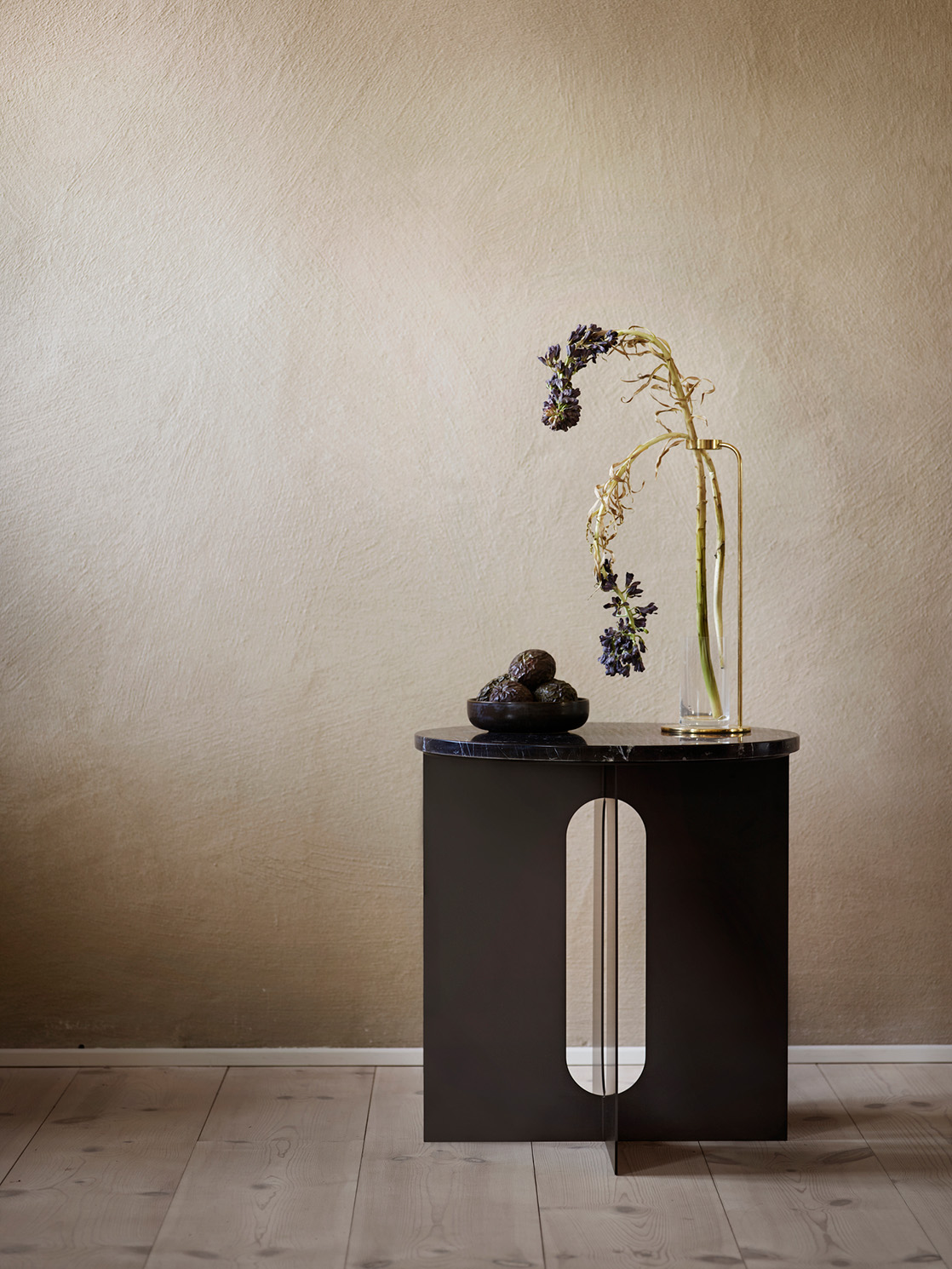 Androgyne Side Table, Steel Base