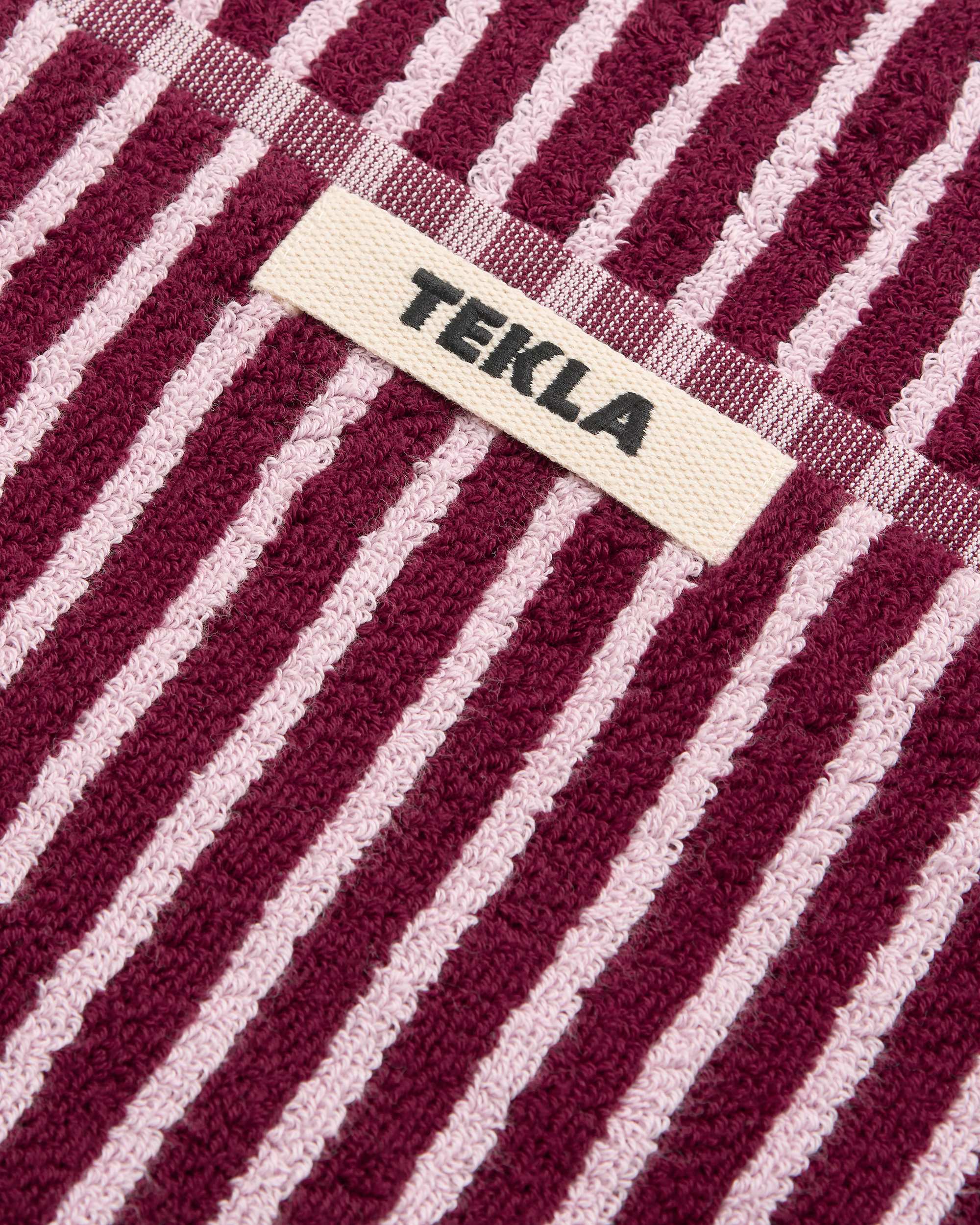 Terry Towel – Red and Rose