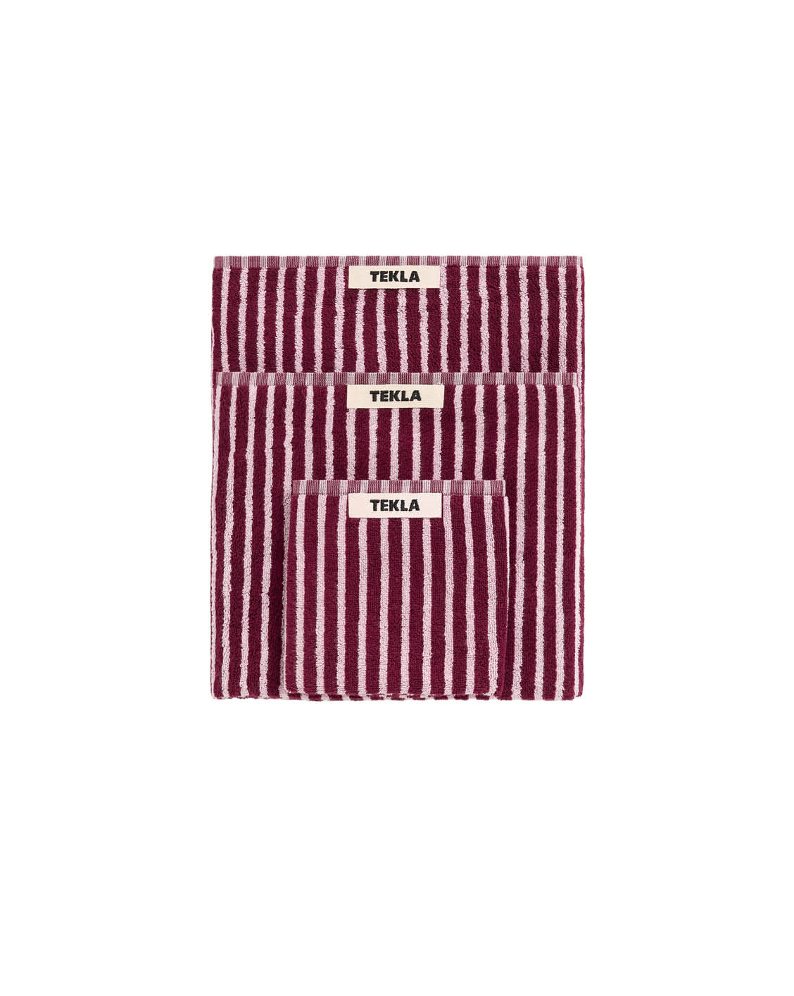 Terry Towel – Red and Rose