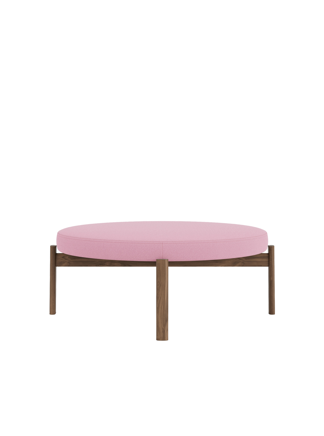 Passage Pouf, Walnut Base