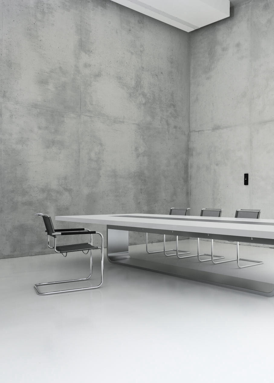 S34 Cantilever Armchair, Chrome-plated Frames, Leather Seat/Back