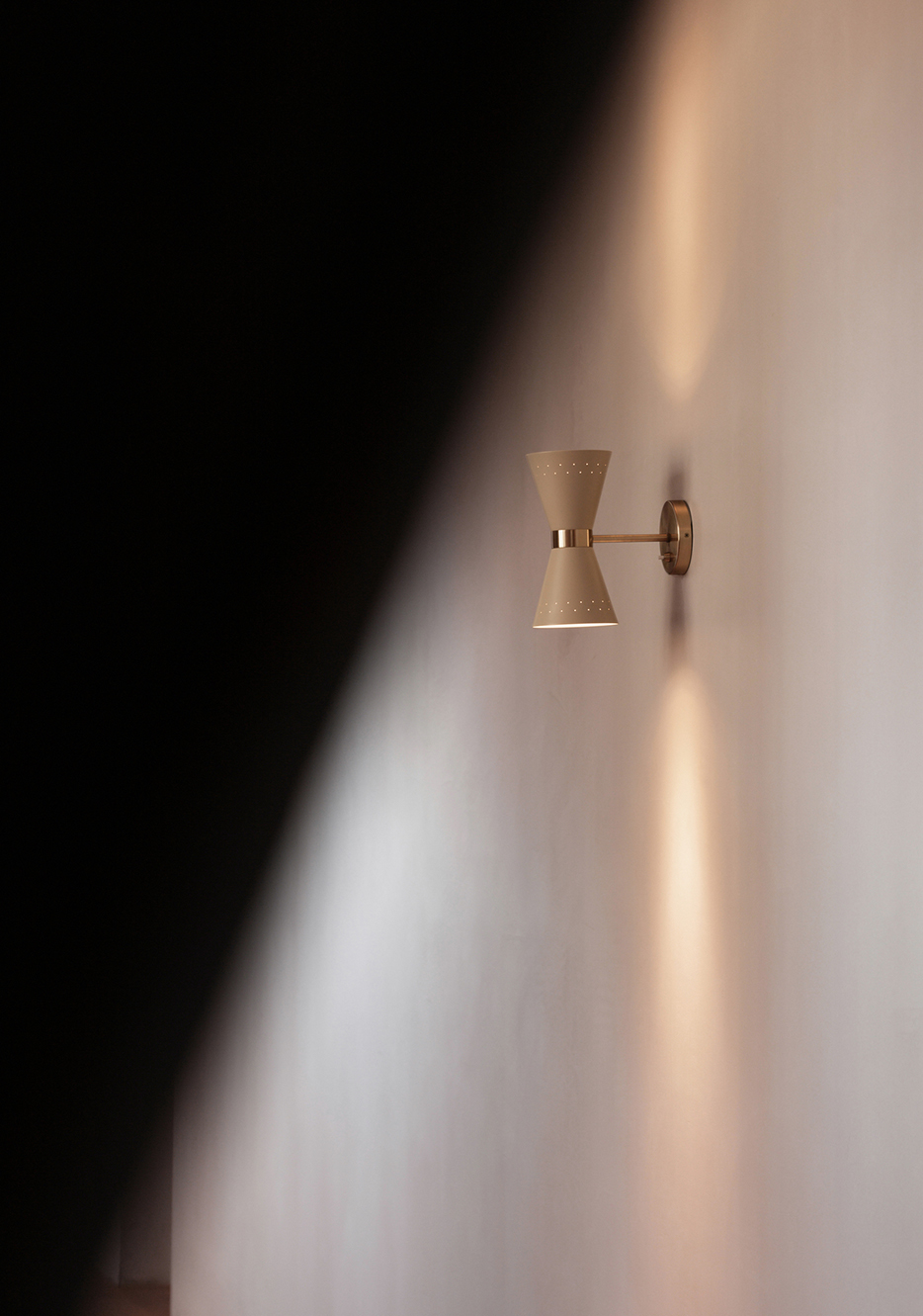 Collector, Wall Lamp, Crème