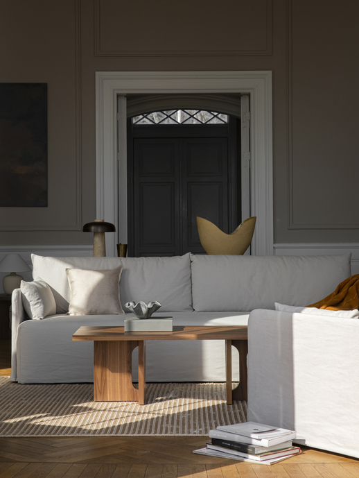 Offset Sofa, 3 Seater, With Loose Cover