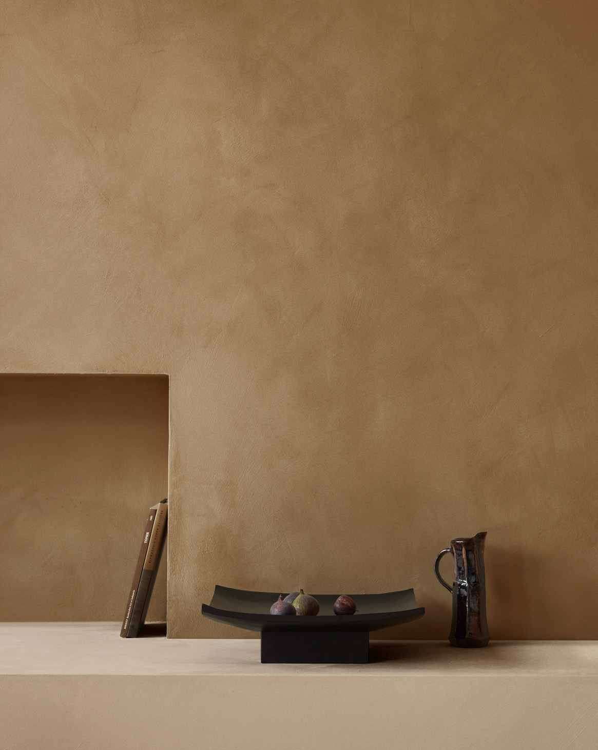 Relevé Platter, Wood, Dark Brown