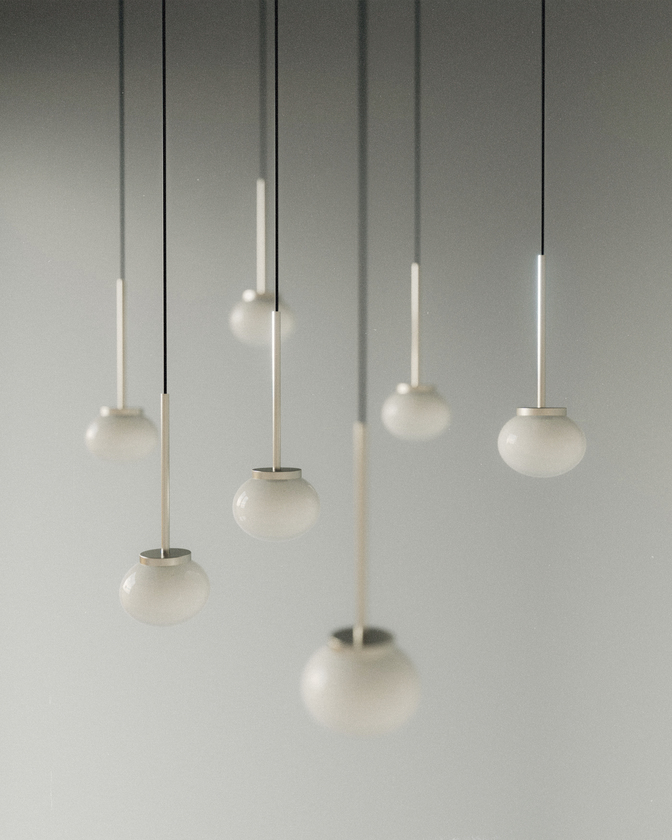 Ovoid Pendant Lamp, Single