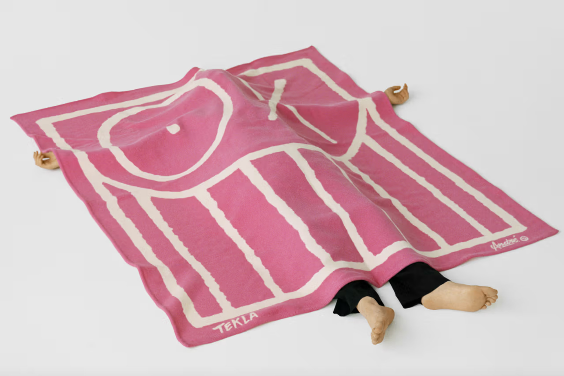 Tekla x André Saraiva Mr. A Limited Edition Merino Wool & Cashmere Blend Blanket