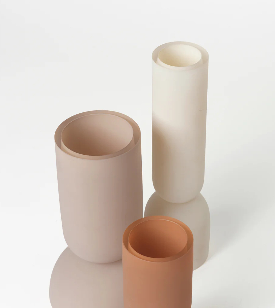 Dual Vase, Sand, Large