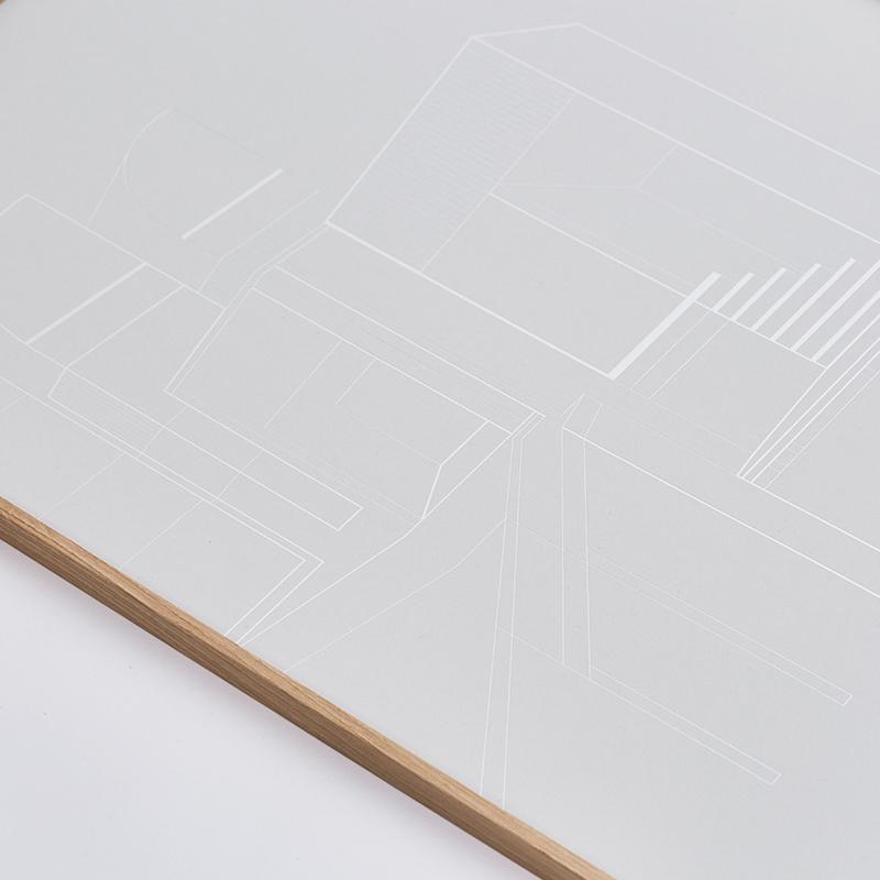 Bauhaus Archive Poster, Light Grey – 50×70