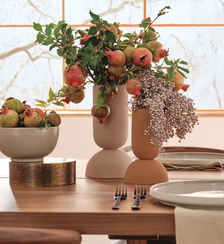Dual Vase, Sand, Large
