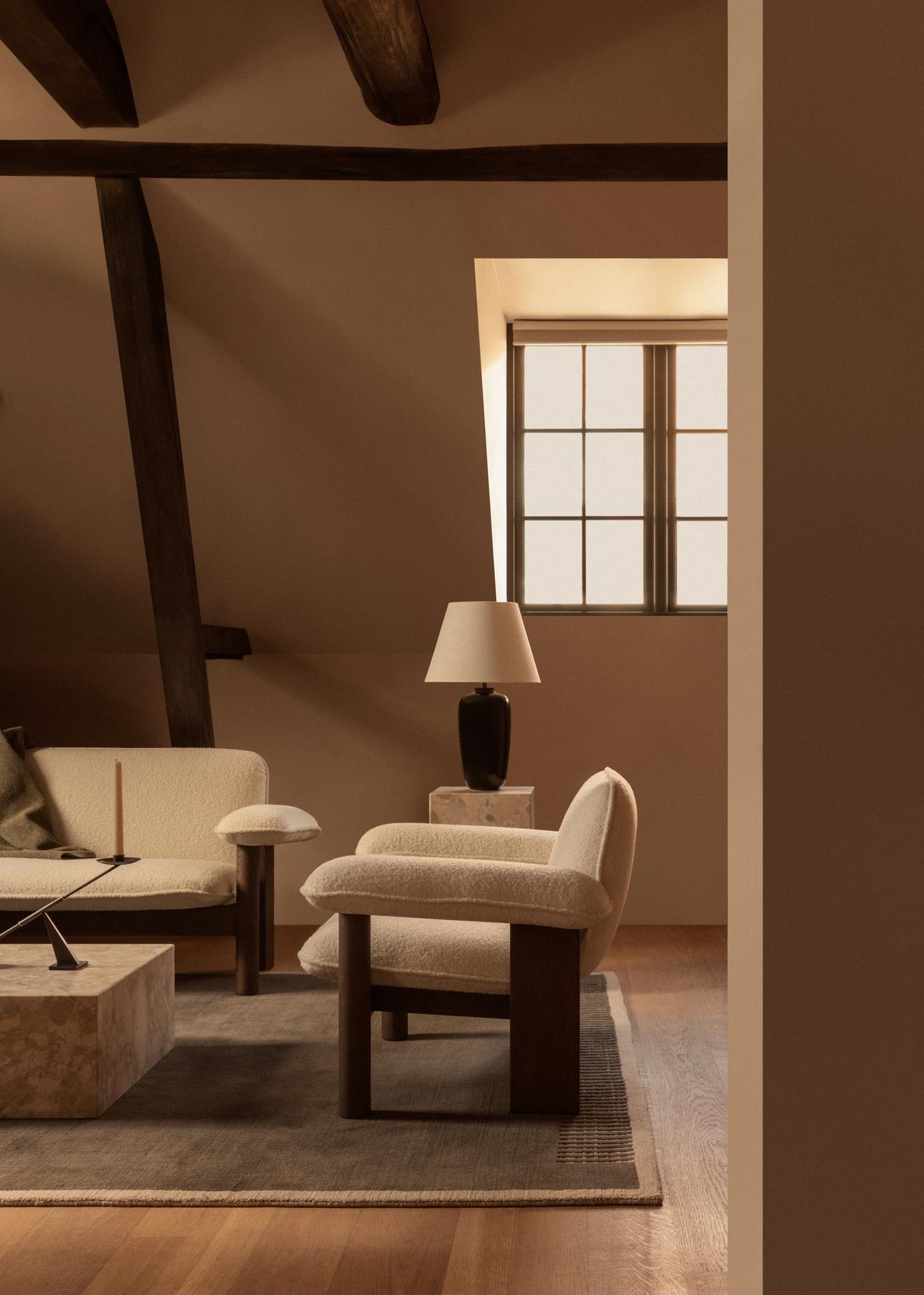 Torso Table Lamp, Black, 57