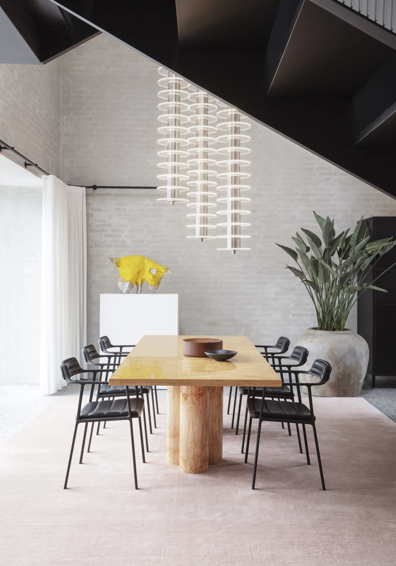 Earth Bamboo Rug, Nougat Rose