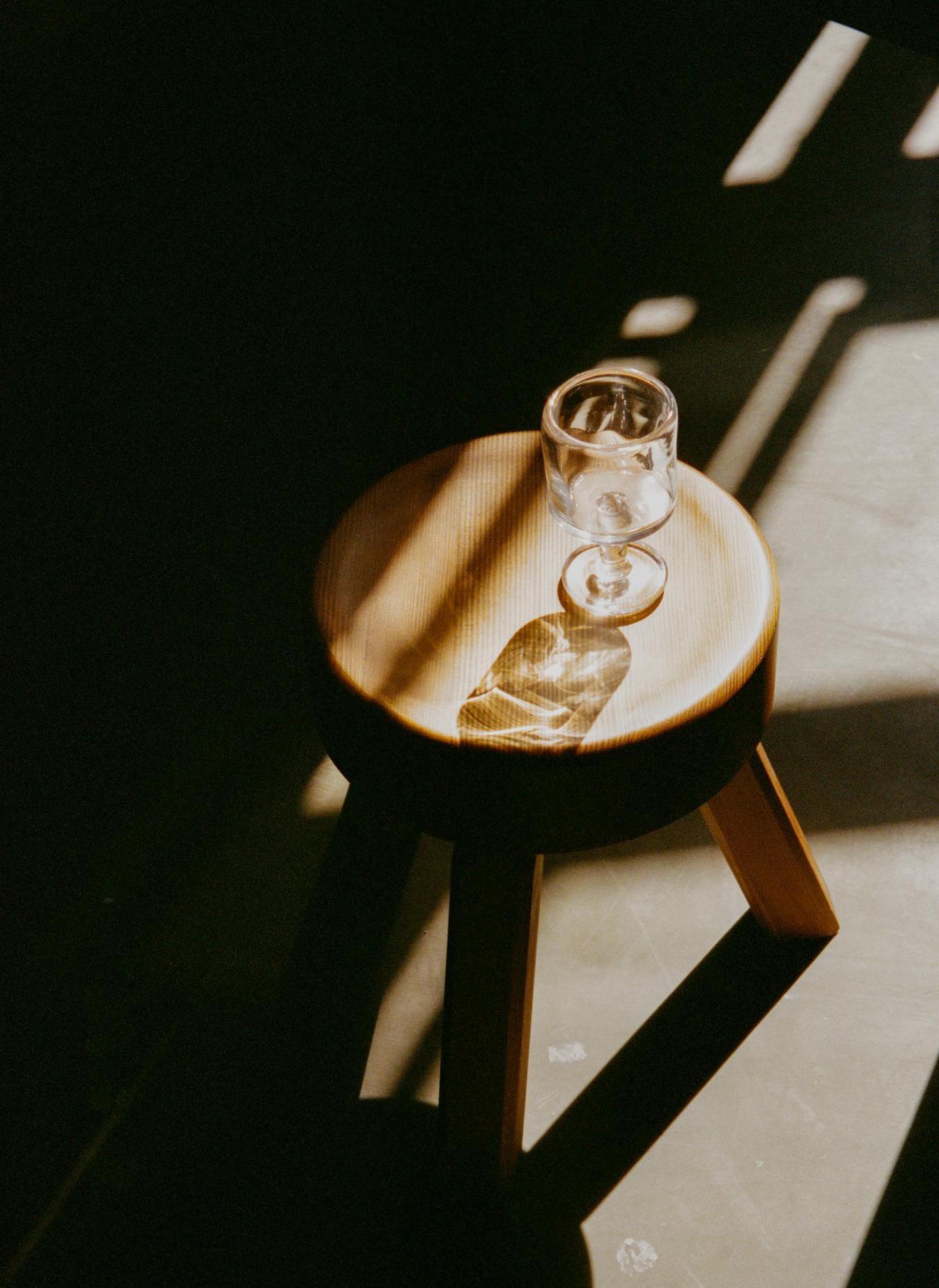 AML Stool, Orange Pine