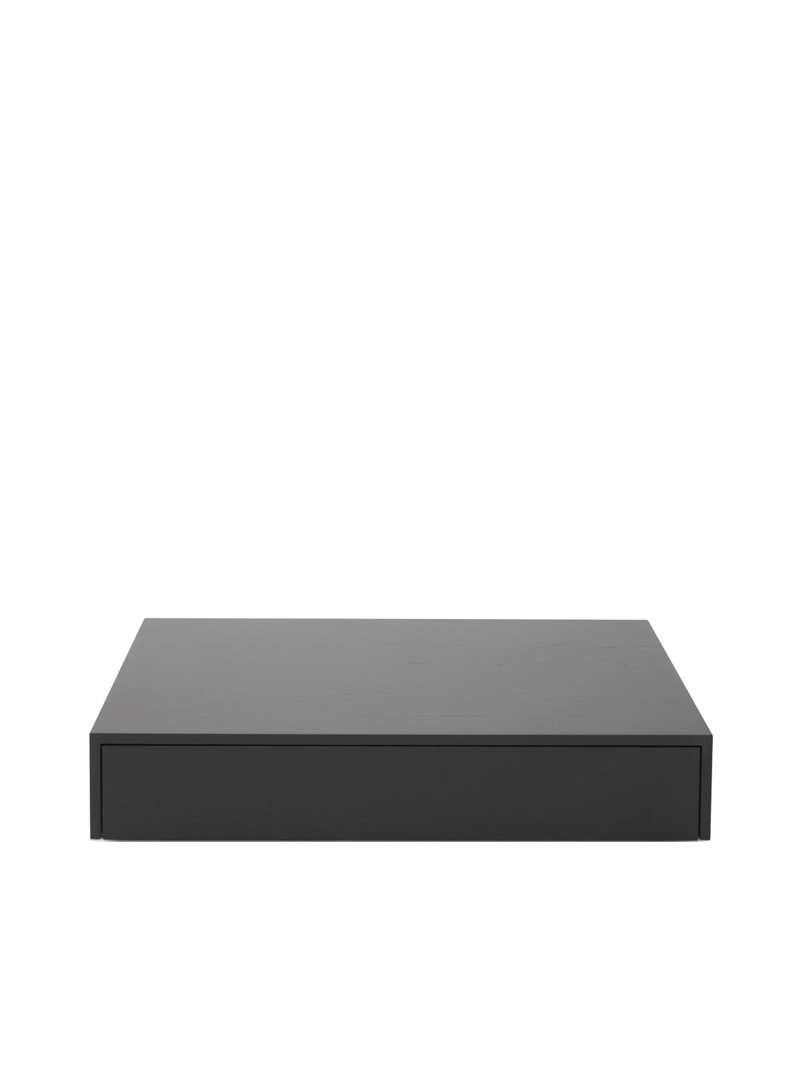 Mass Wide Coffee Table, Black Stained Oak