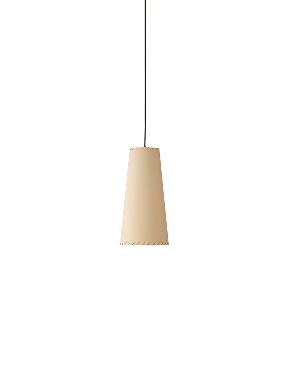 Sisisi Conicas Largas MT2 Pendant Lamp, Stitched Beige Parchment