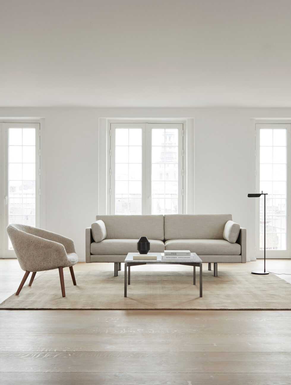 Earth Bamboo Rug, Desert Sand