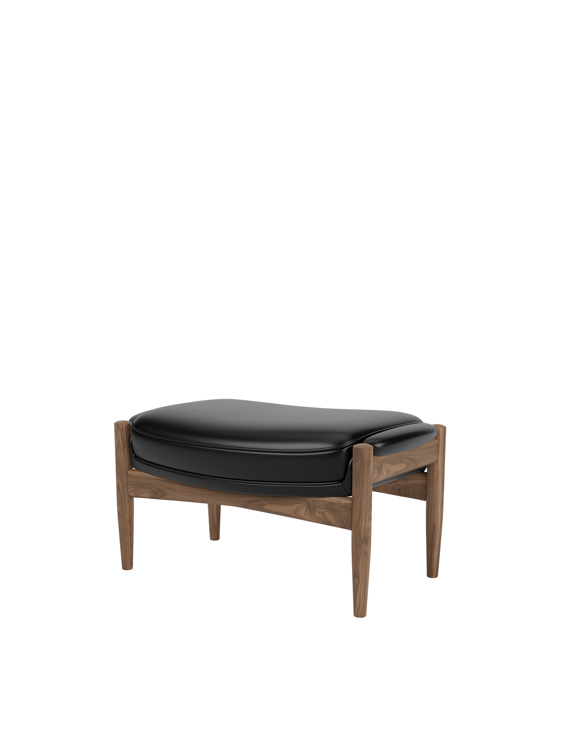 The Seal Ottoman, Walnut Base