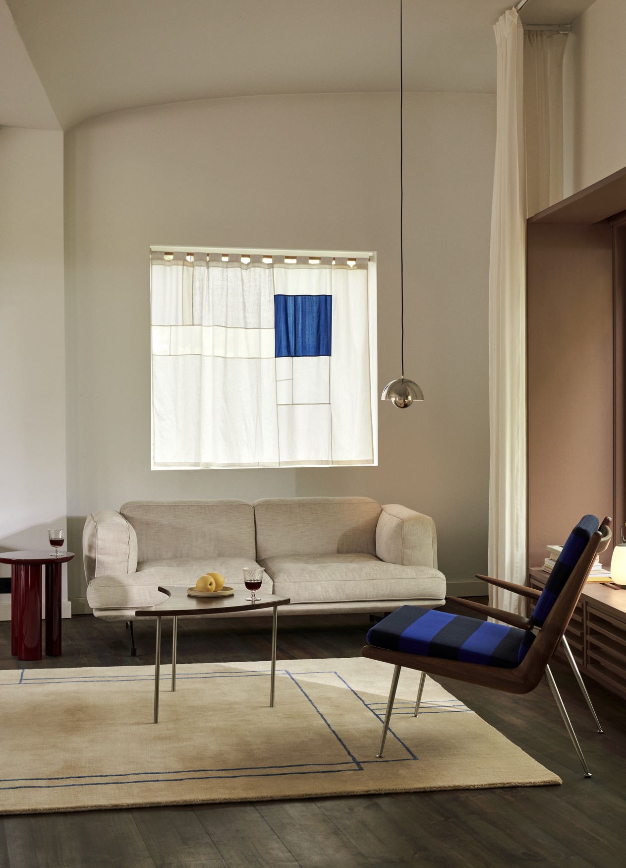 Inland AV22, 2-Seater Sofa, Textile Upholstery