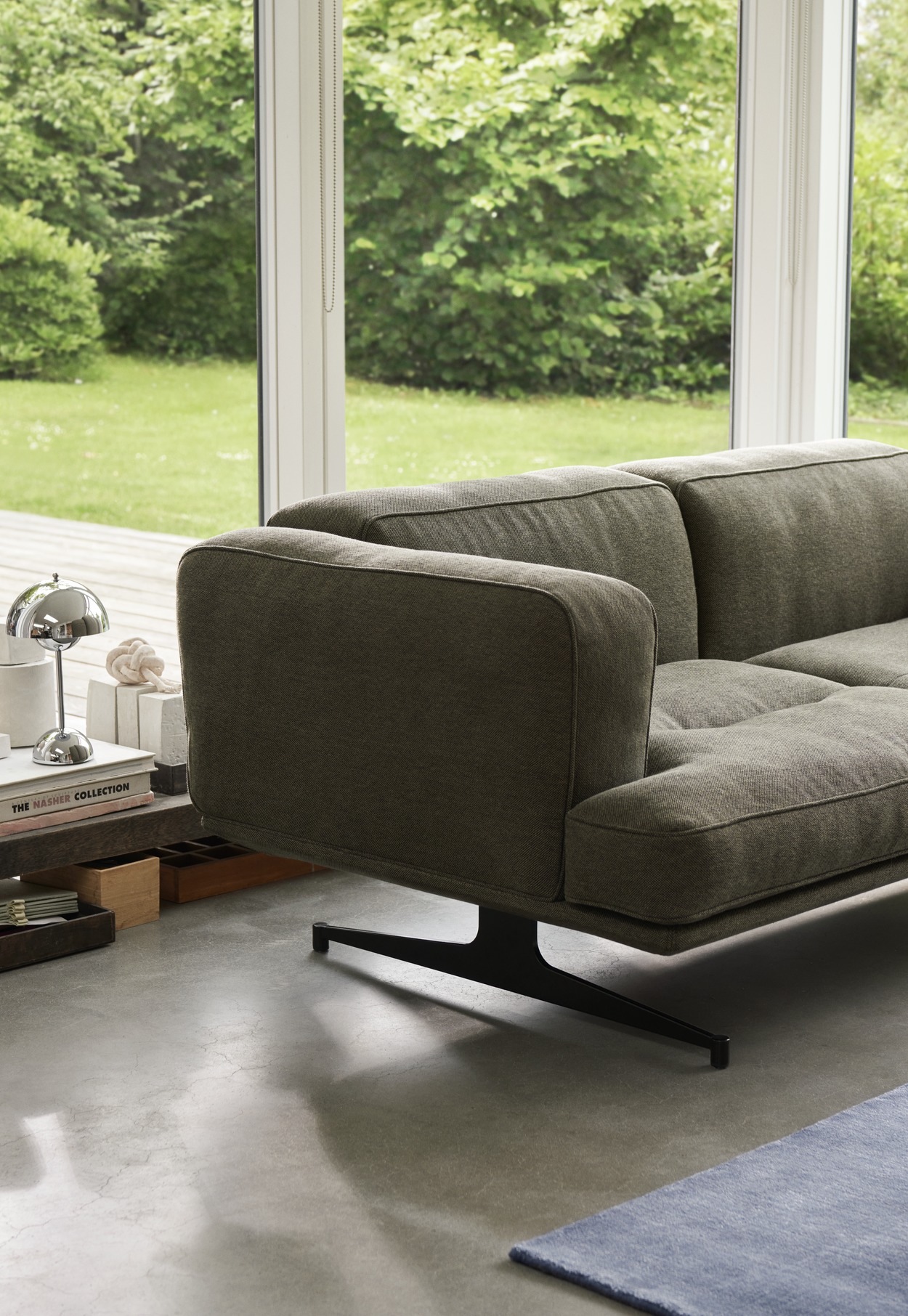 Inland AV22, 2-Seater Sofa, Textile Upholstery