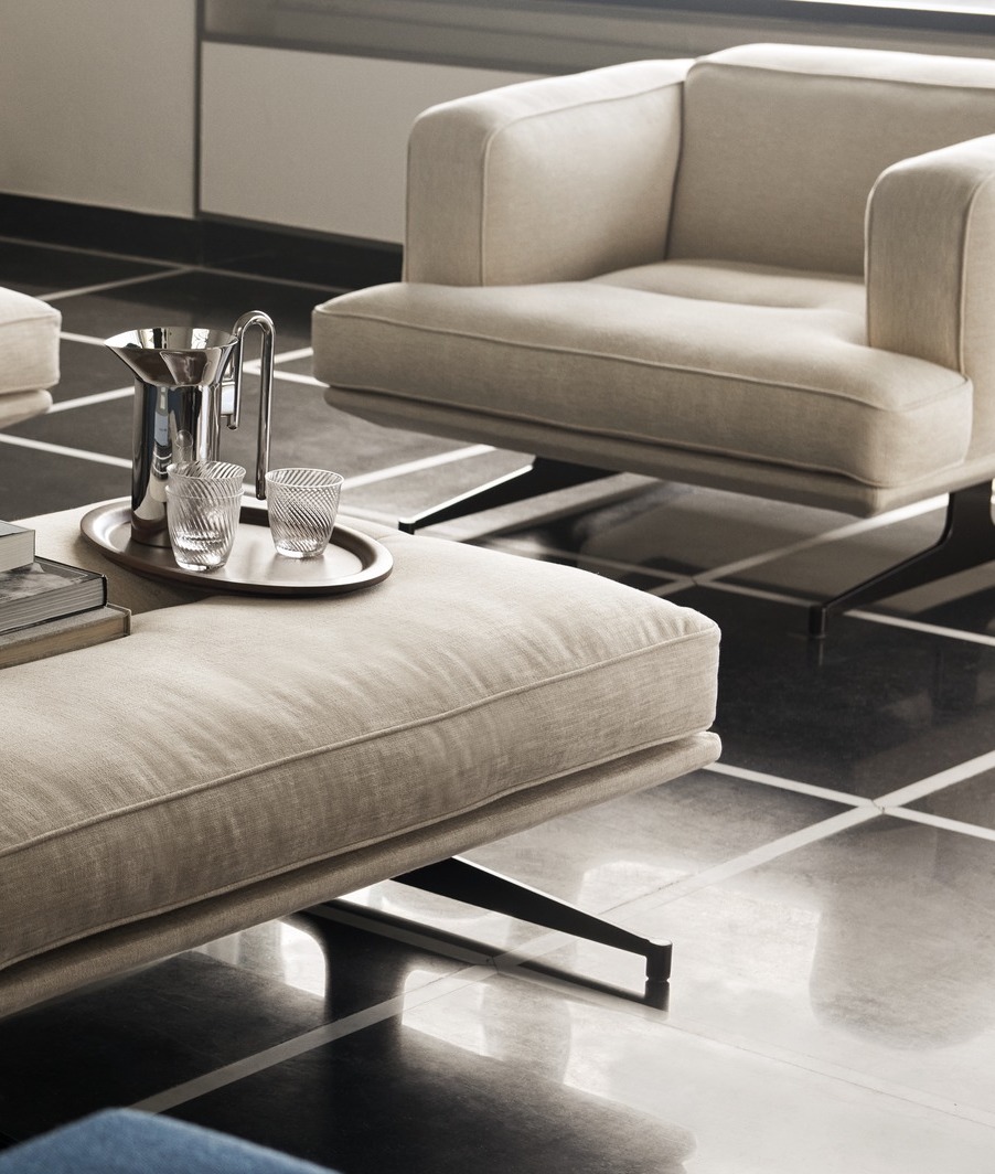 Inland AV21, 1-Seater Sofa, Textile Upholstery