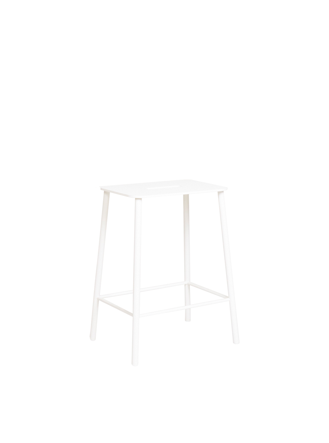 Adam Stool Mono H50, White