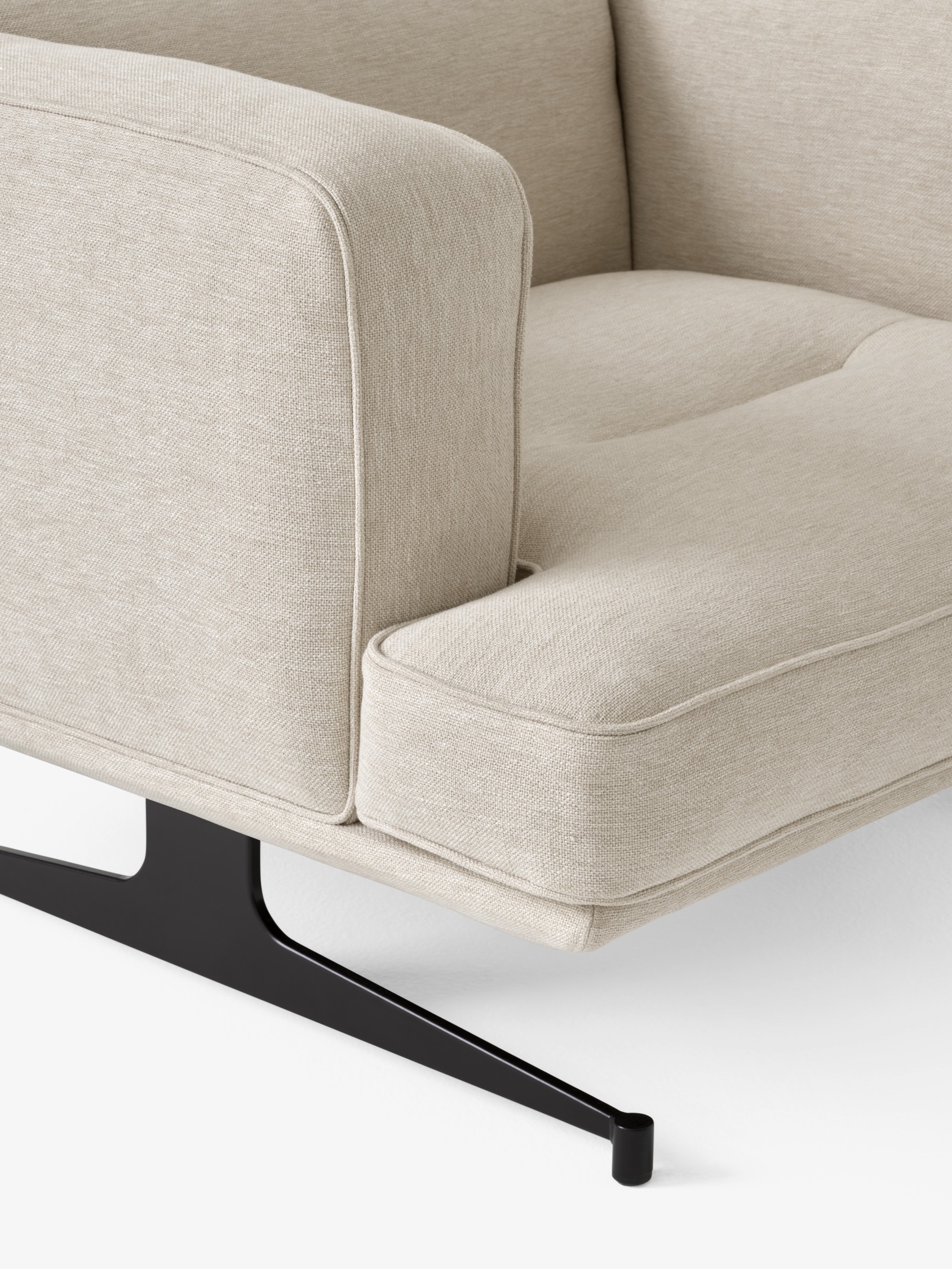 Inland AV21, 1-Seater Sofa, Textile Upholstery
