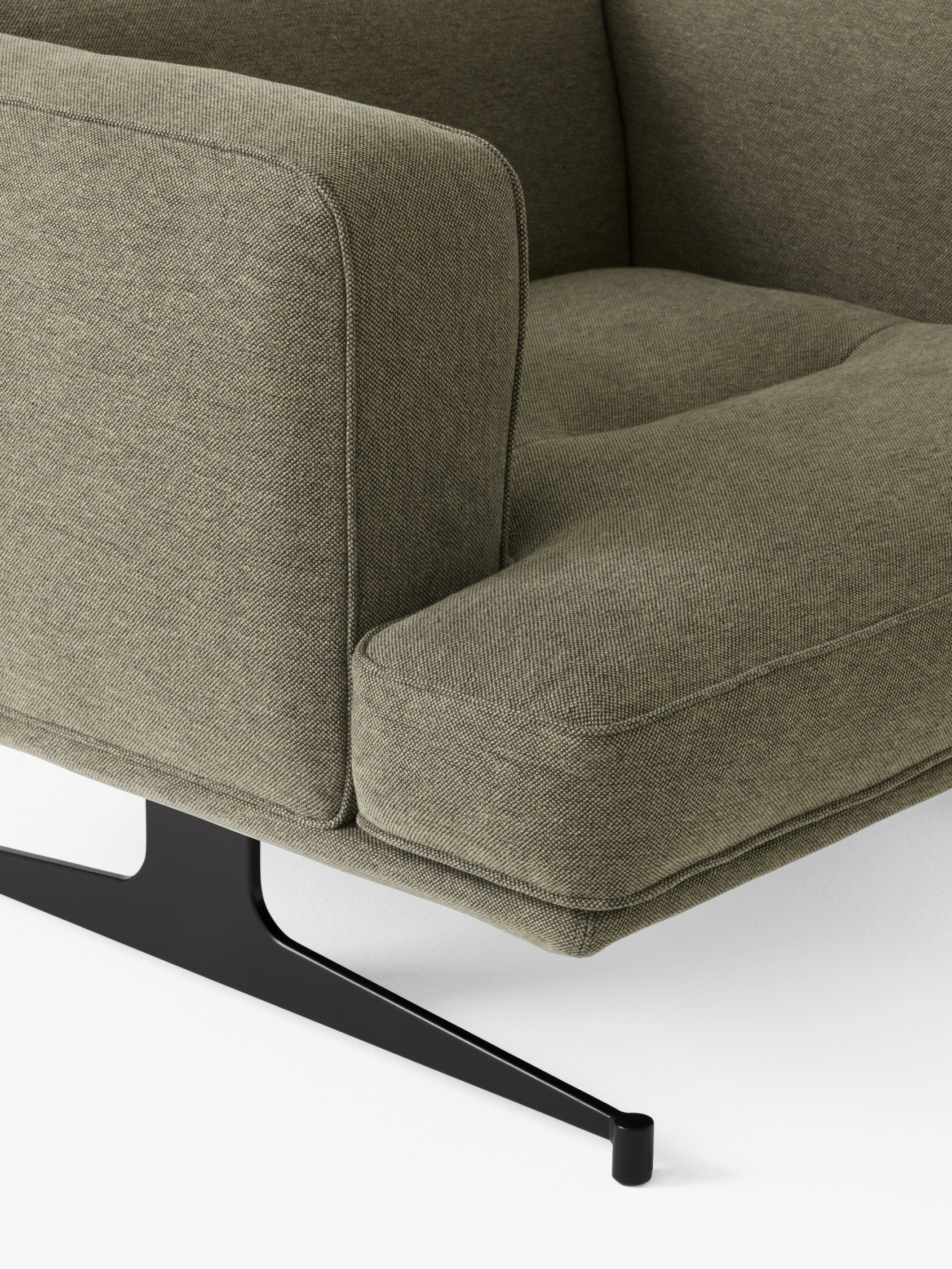 Inland AV21, 1-Seater Sofa, Textile Upholstery